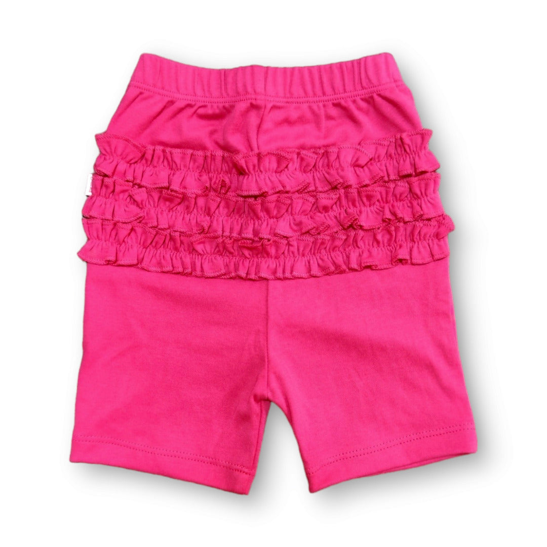 Short bebé y niña algodón pima - Fucsia