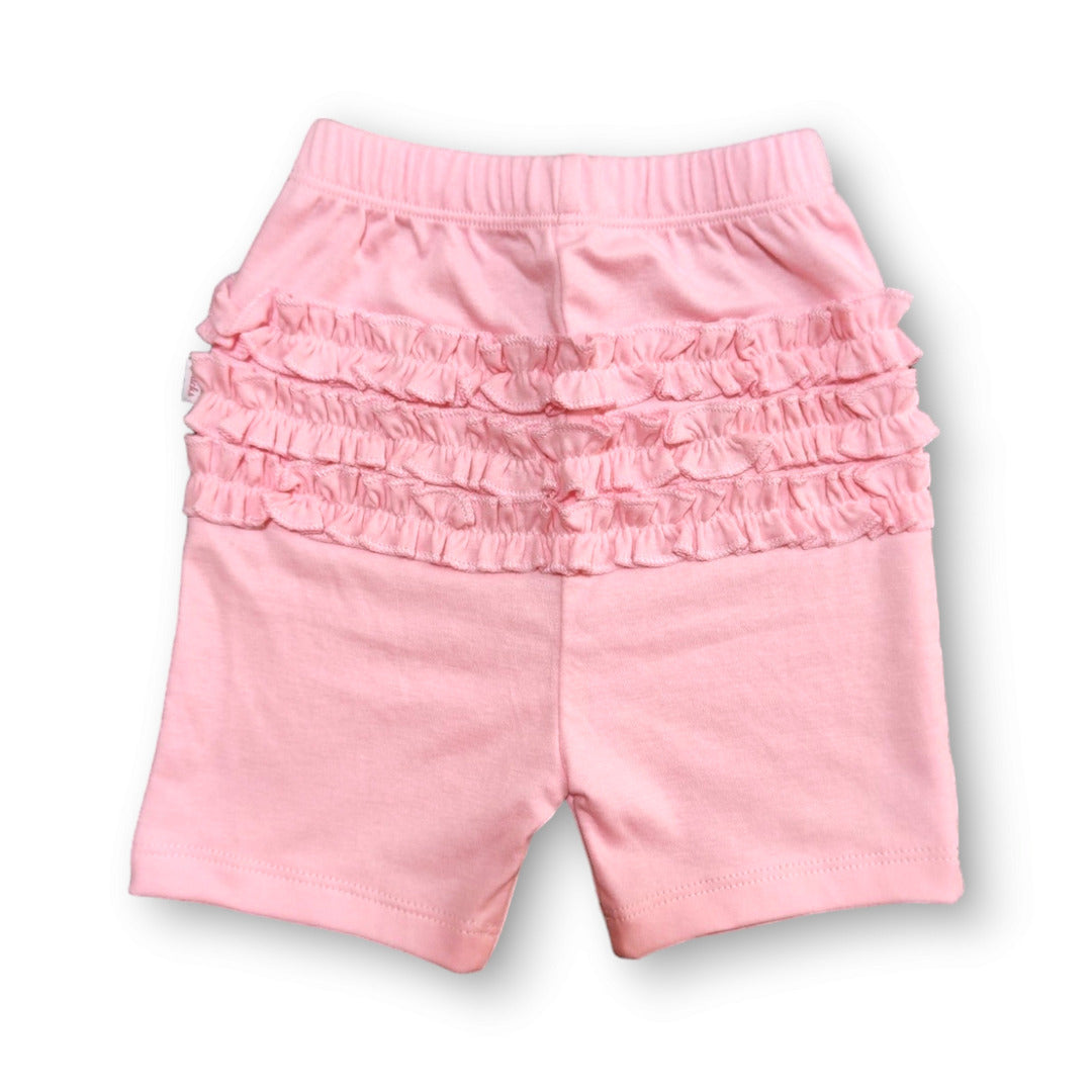 Short bebé y niña algodón pima - Rosado