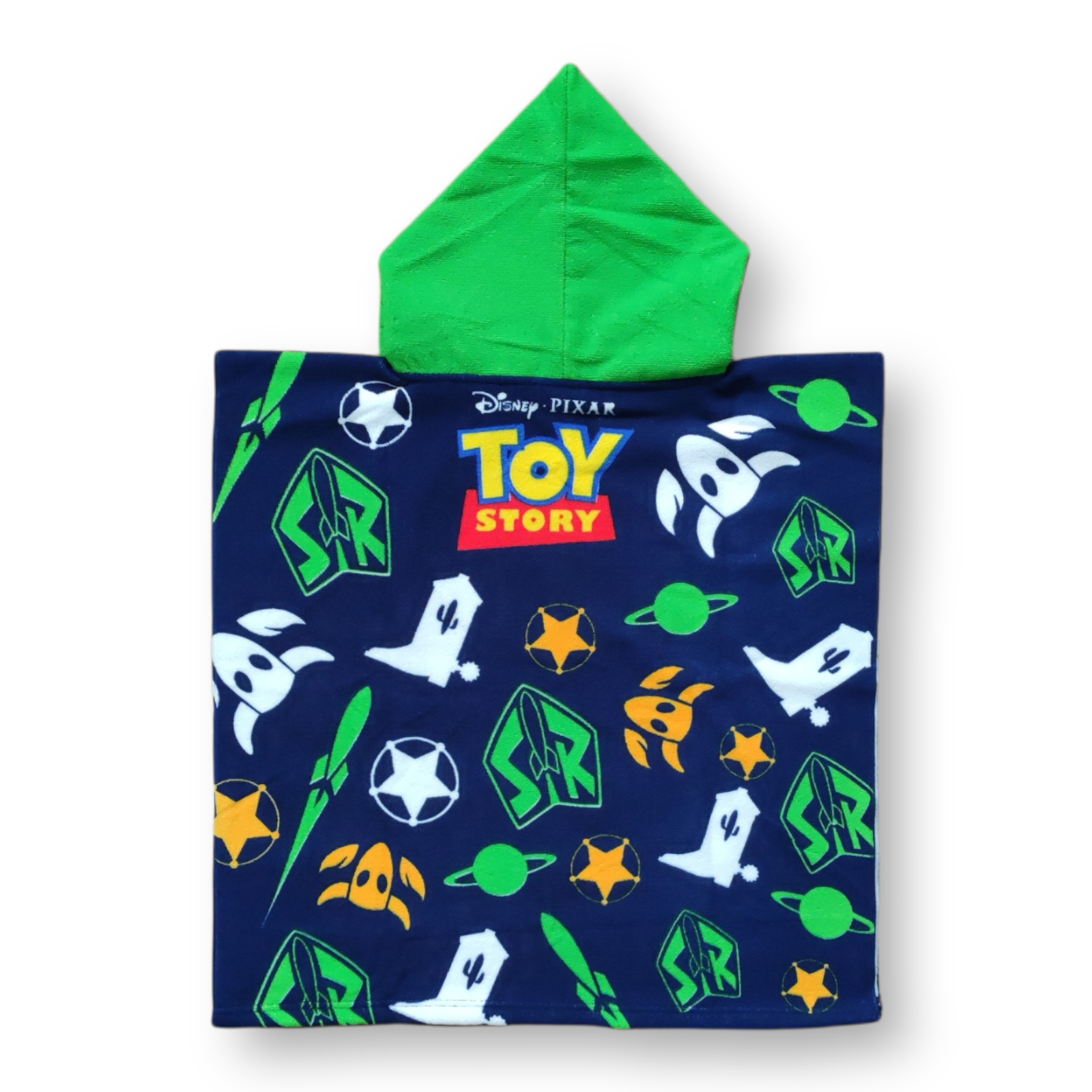 Toalla con capucha tipo poncho bebés niños Toy Story Disney