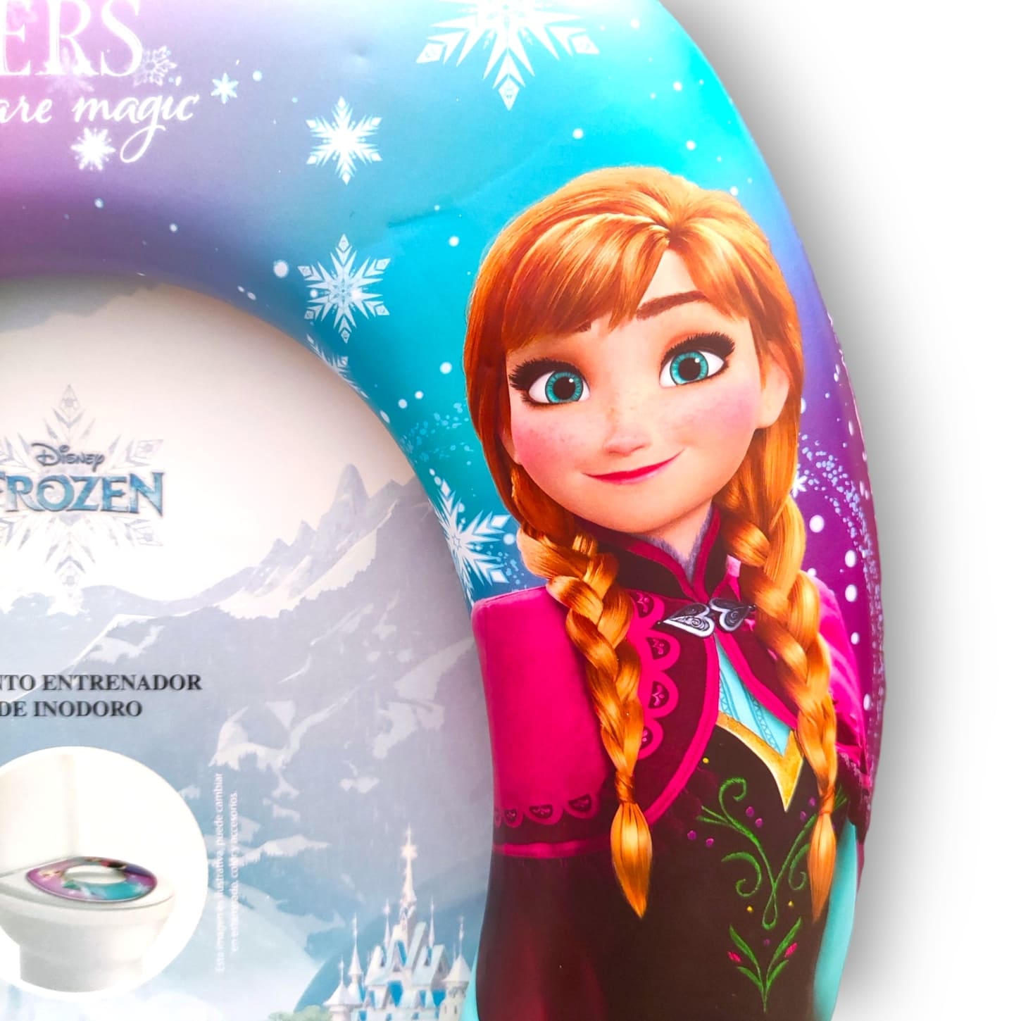 Asiento inodoro para niños acolchado - Elsa & Ana Frozen