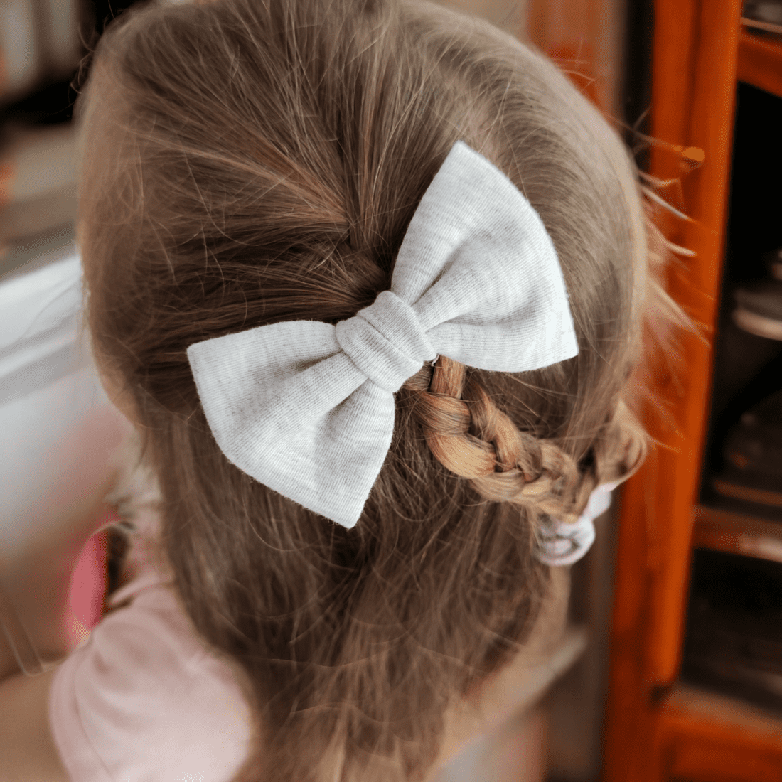 Gancho de pelo maxilazo niña - Gris - Little Chicks