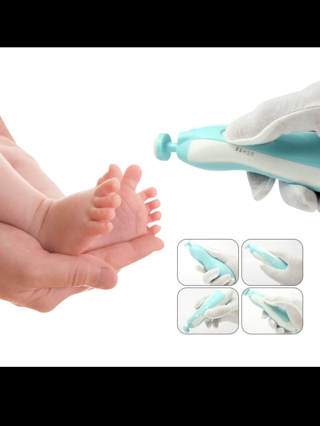 Limauñas eléctrico para bebés y niños - Little Chicks