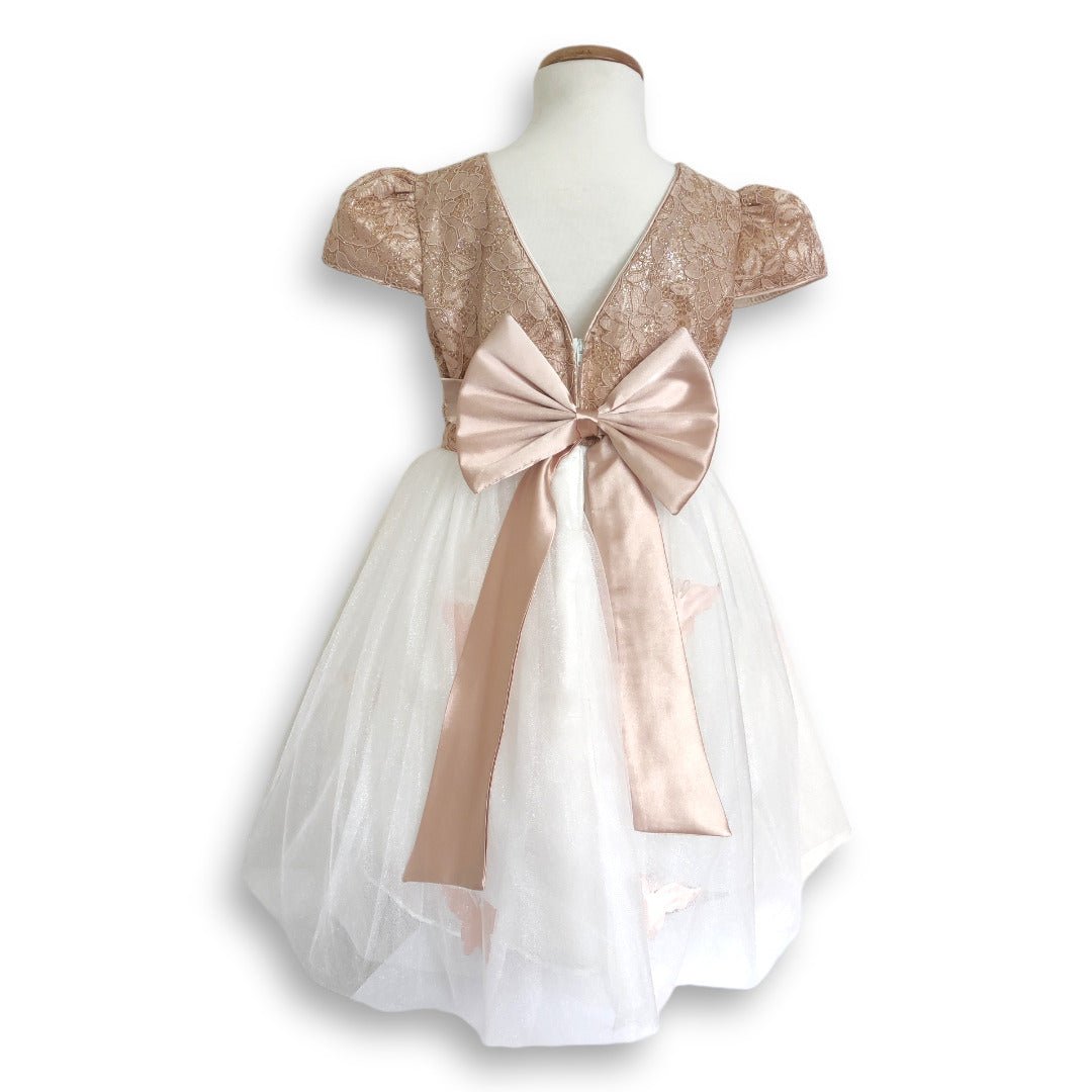 Vestido dorado para online bebe